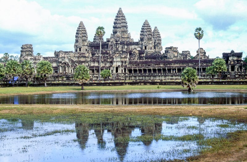 Angkor Wat din Cambodgia este un sit de top al Patrimoniului Mondial UNESCO.
