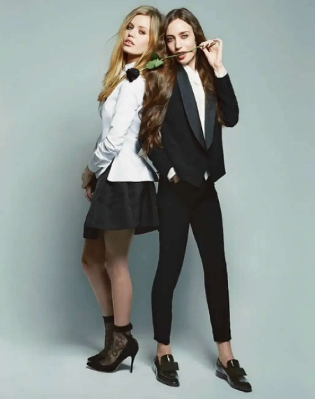 Georgia si Lizzy Jagger