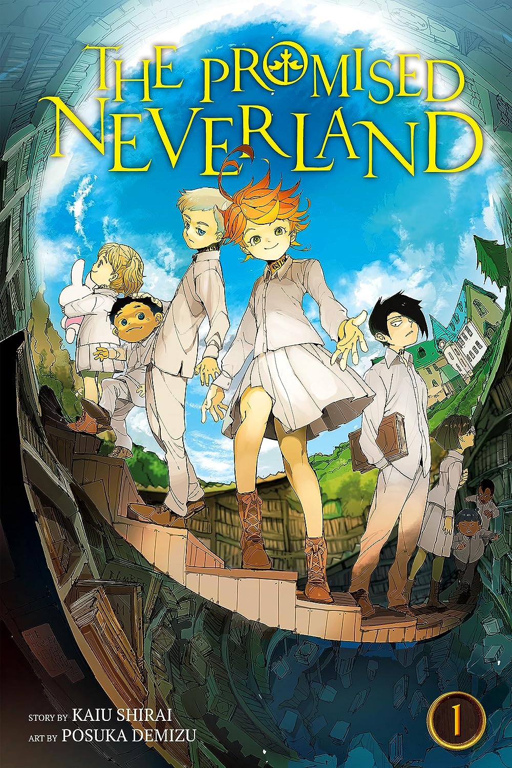 Coperta The Promised Neverland de Kaiu Shirai si Posuka Demizu